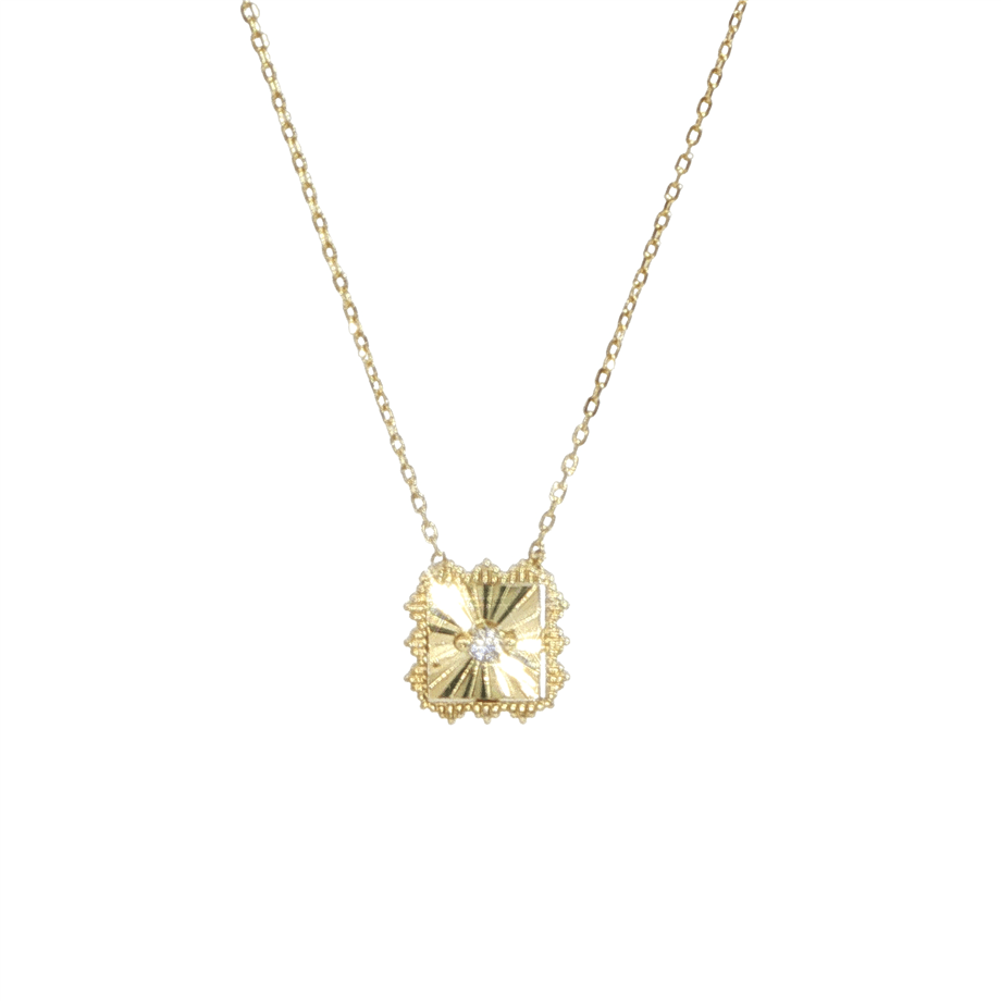 Kare Motif Kolye | Acar Gold