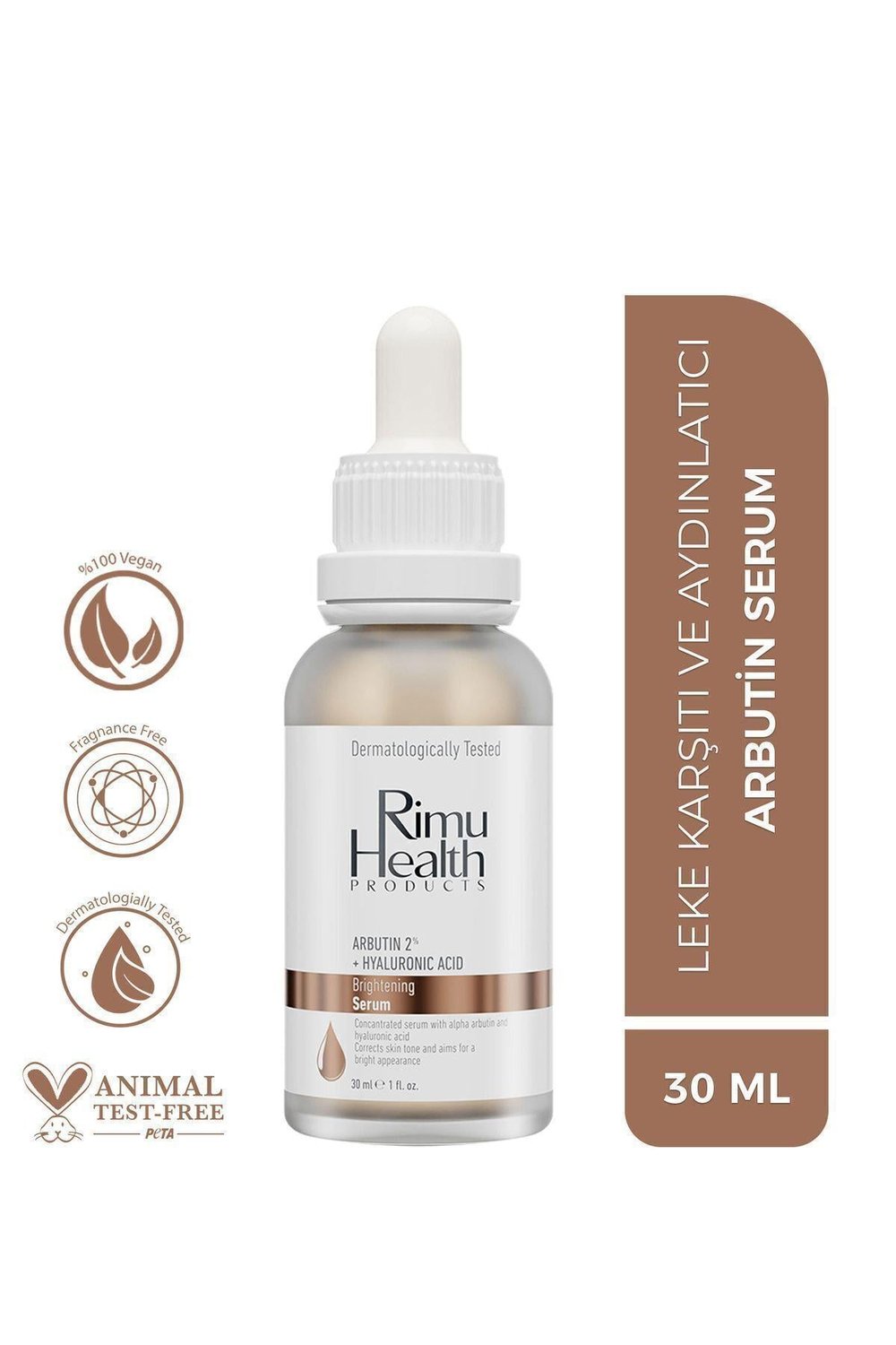 Leke Karşıtı, Cilt Tonu Eşitleyici Ve Aydınlatıcı Arbutin Serum 30ml