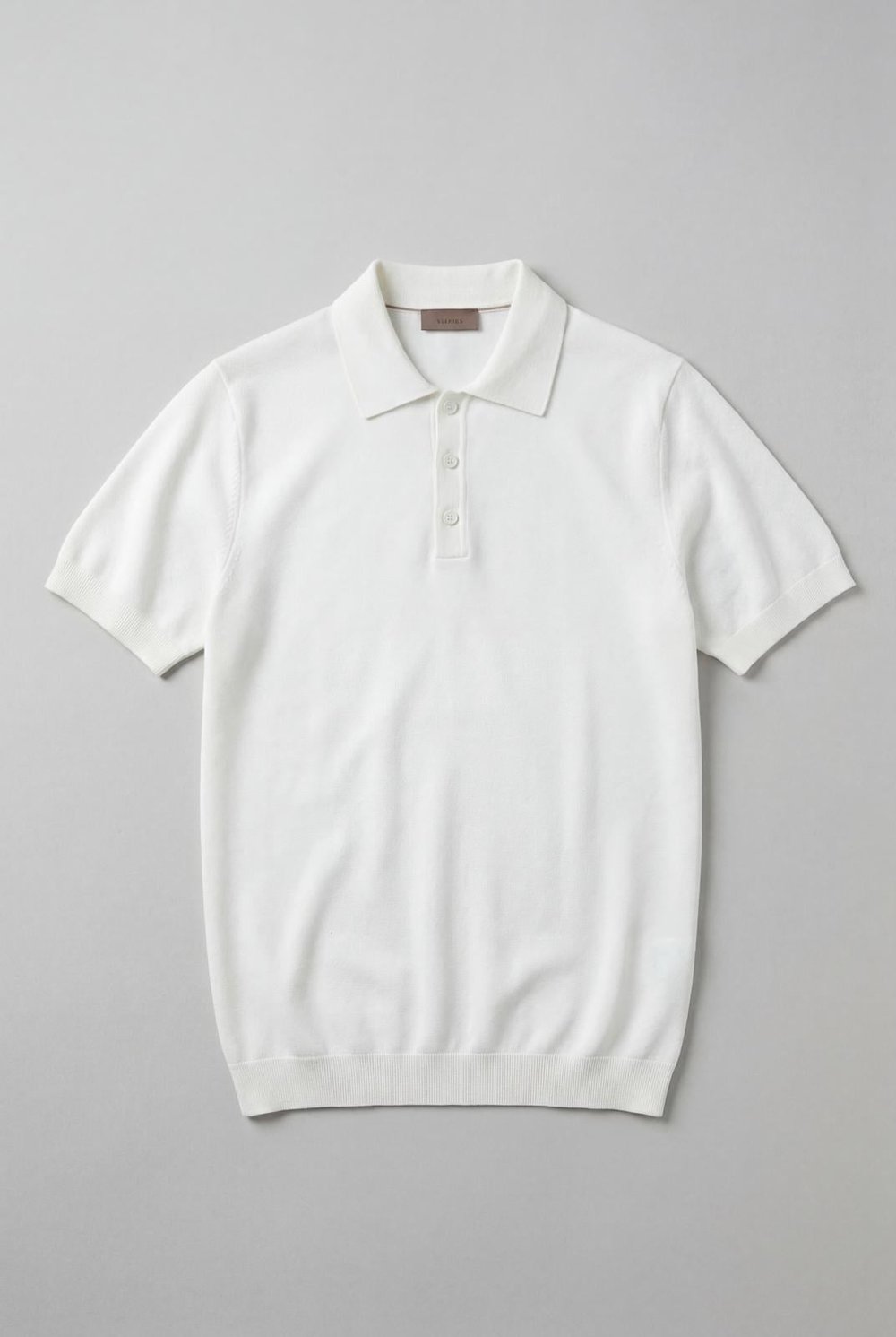 EKRU DOKULU LİKRALI POLO YAKA RAYON TRİKO TİŞÖRT