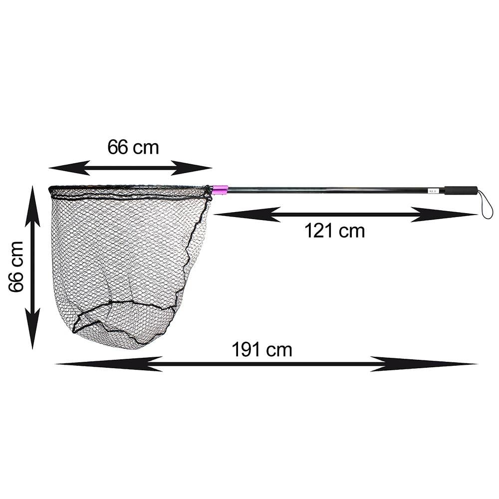 Kepçe ve Livarlar Captain 6783 Kepçe Tek Parça 190cm Alüminyum Saplı 70x60cm Rubber Tor