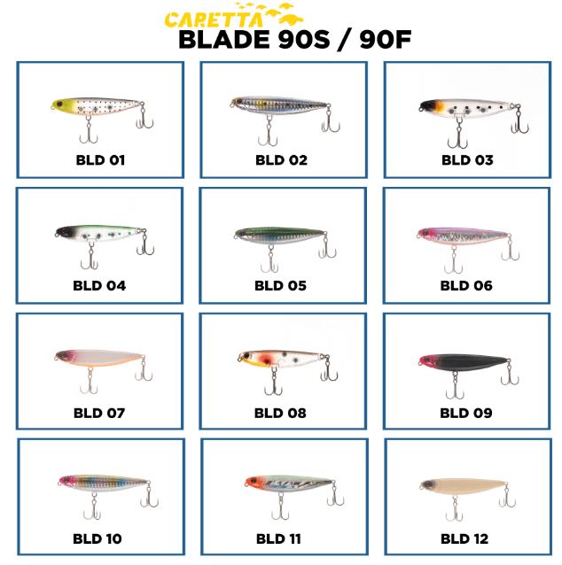 Maket Yemler Caretta Blade 90F 9 cm 16 g Maket Yem