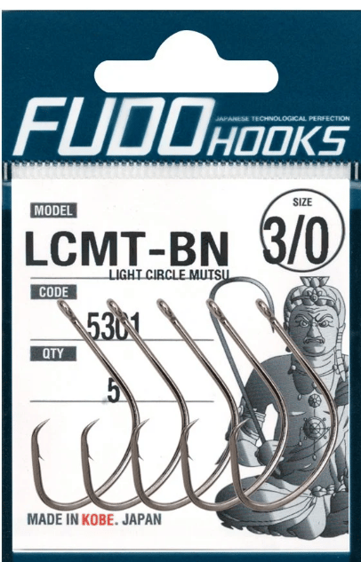 Fudo 5301 Light Circle Mutsu Black Nikel İğne - 1/0 Tekli İğneler