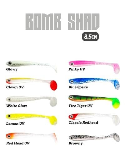 Silikon Yemler Fujin Bomb Shad 85mm Silikon Balık