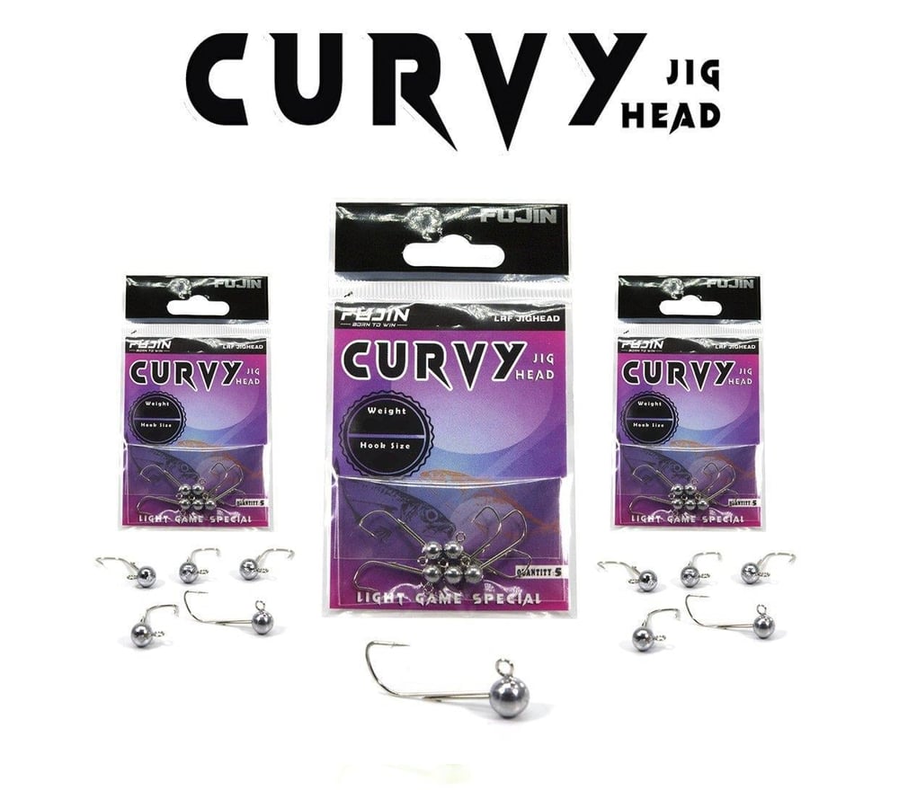 Fujin Curvy Jig Head - 1.4 GR - 6 Jig Head ve Zokalar