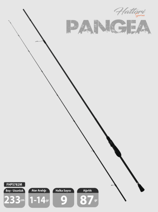 FUJIN Fujin Hattori Pangea 233cm 1-14gr LRF Kamışı 782M Lrf Kamışları