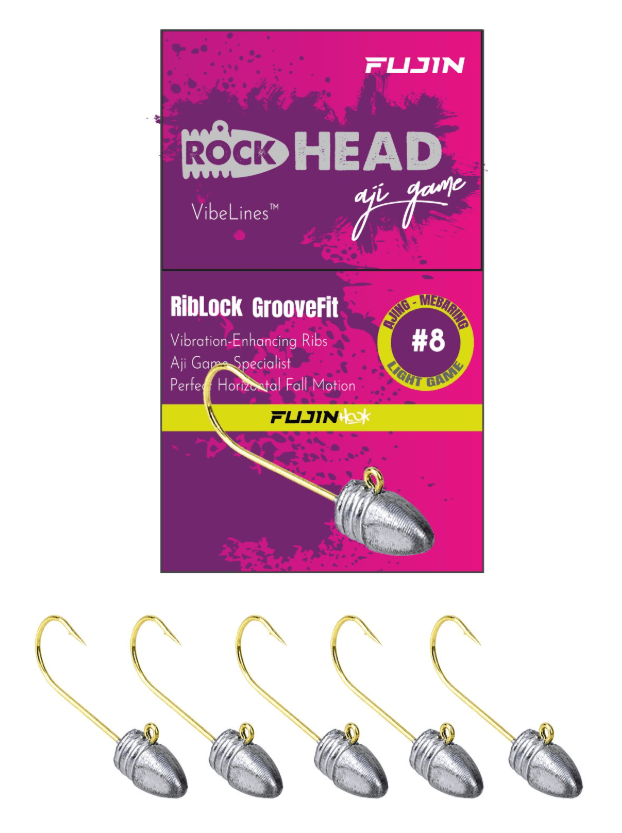 FUJIN Fujin Rock-Head 8no Aji Game Jighead Jig Head ve Zokalar