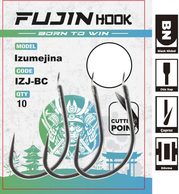Fujin Izumejina Deliksiz Çapraz Olta Kancası