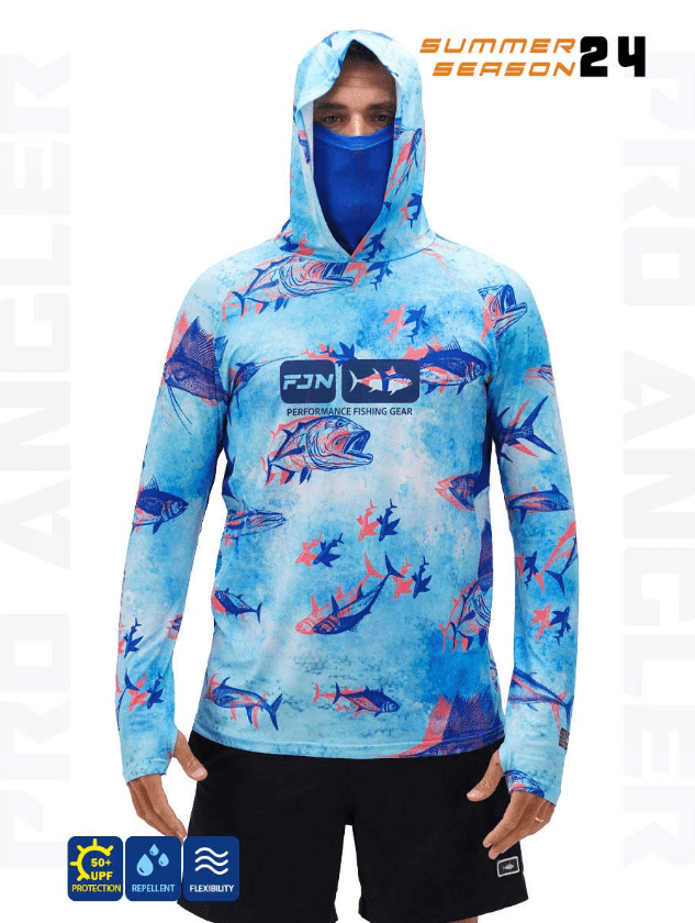 Balıkçı Giyim Fujin Pro Angler S24 Buff&Hoodie Echo Fish - M