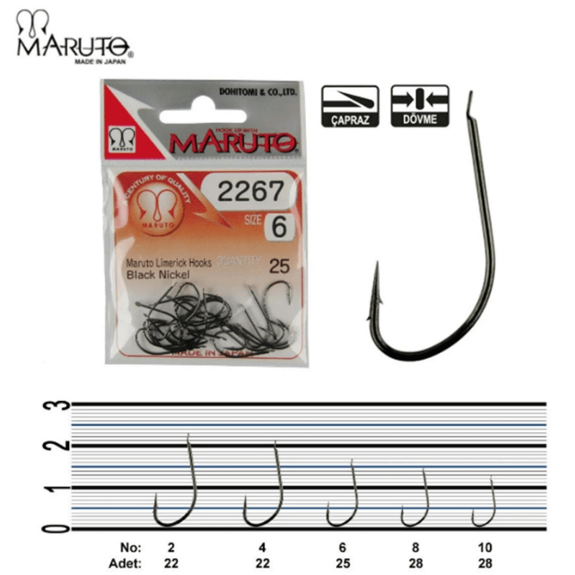 Tekli İğneler Maruto 2267 BN Tekli İğne Siyah  - 1