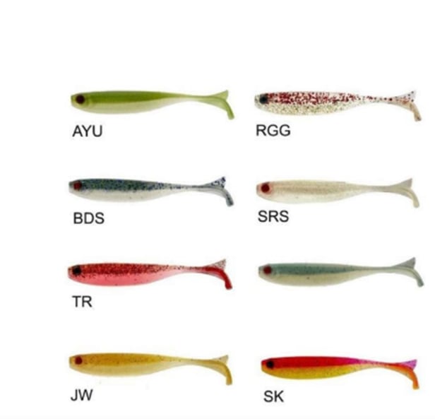 Mustad Mezashi Z-Tail Minnow Sahte Balığı 5cm 6lı - IW