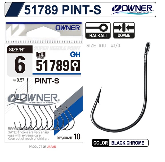 OWNER 51789 PINT-S Tekli İğneler
