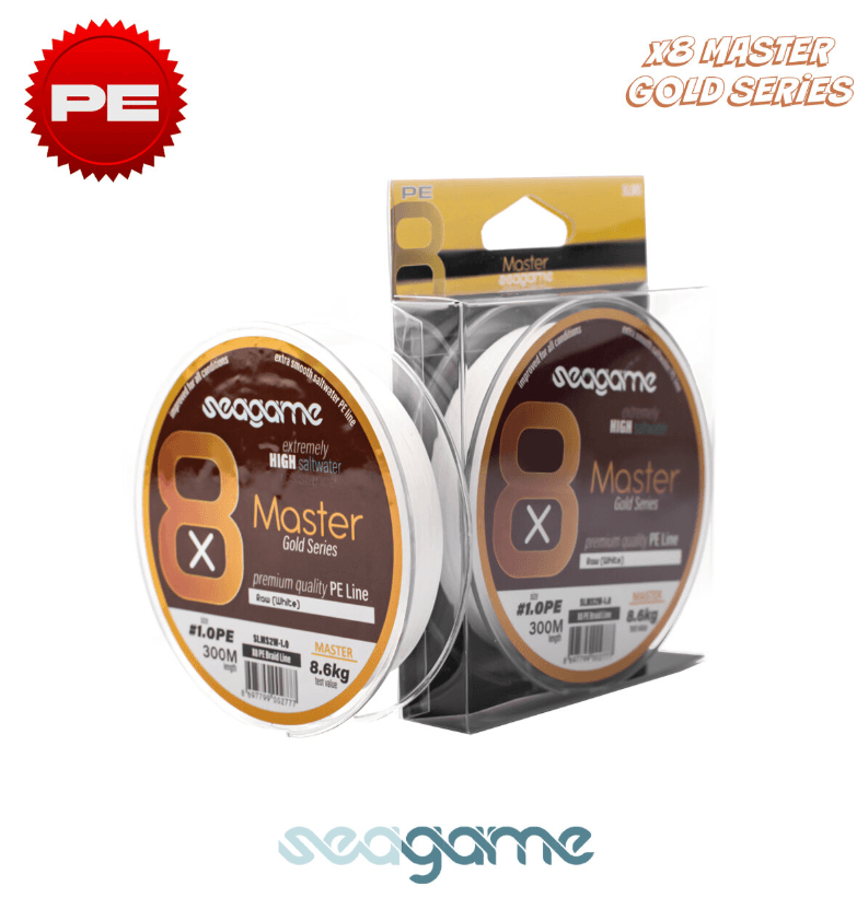 İp Misinalar Seagame Master 8x 300m White İp Misina - 0.6PE 0.12MM