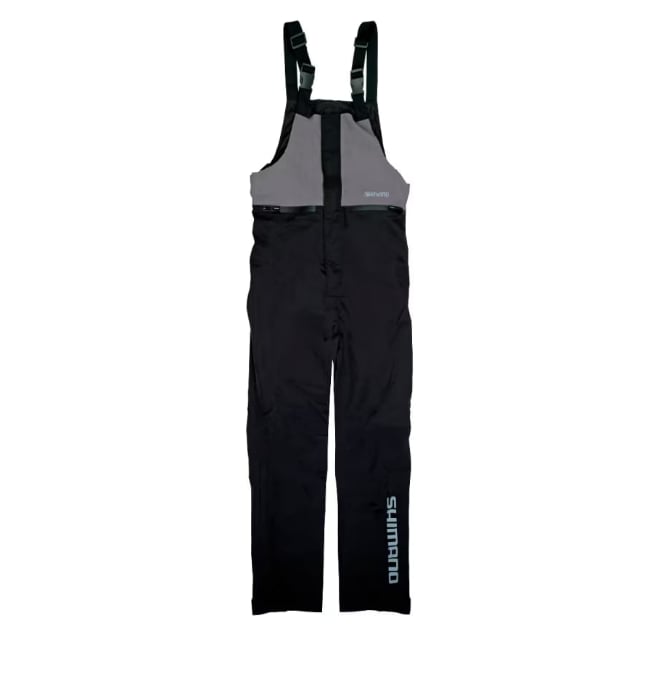 Balıkçı Giyim Shimano Bib and Brace Non Padded Black Su Geçirmez Tulum - XXL