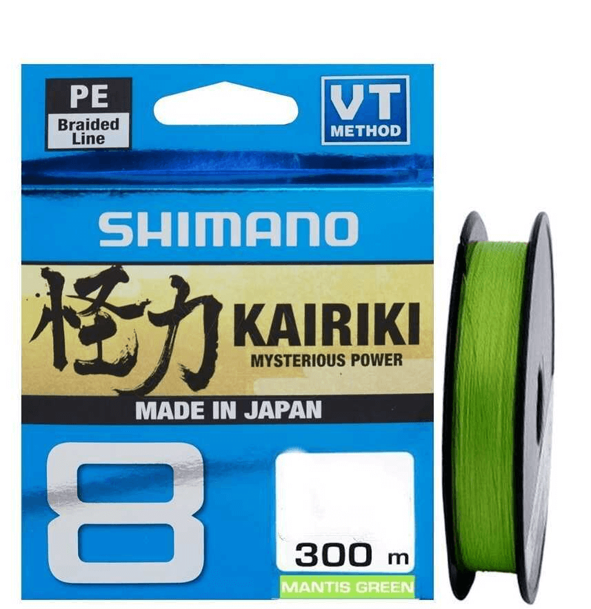 İp Misinalar Shimano Kairiki 8 300m Mantis Green Örgü İp Misina