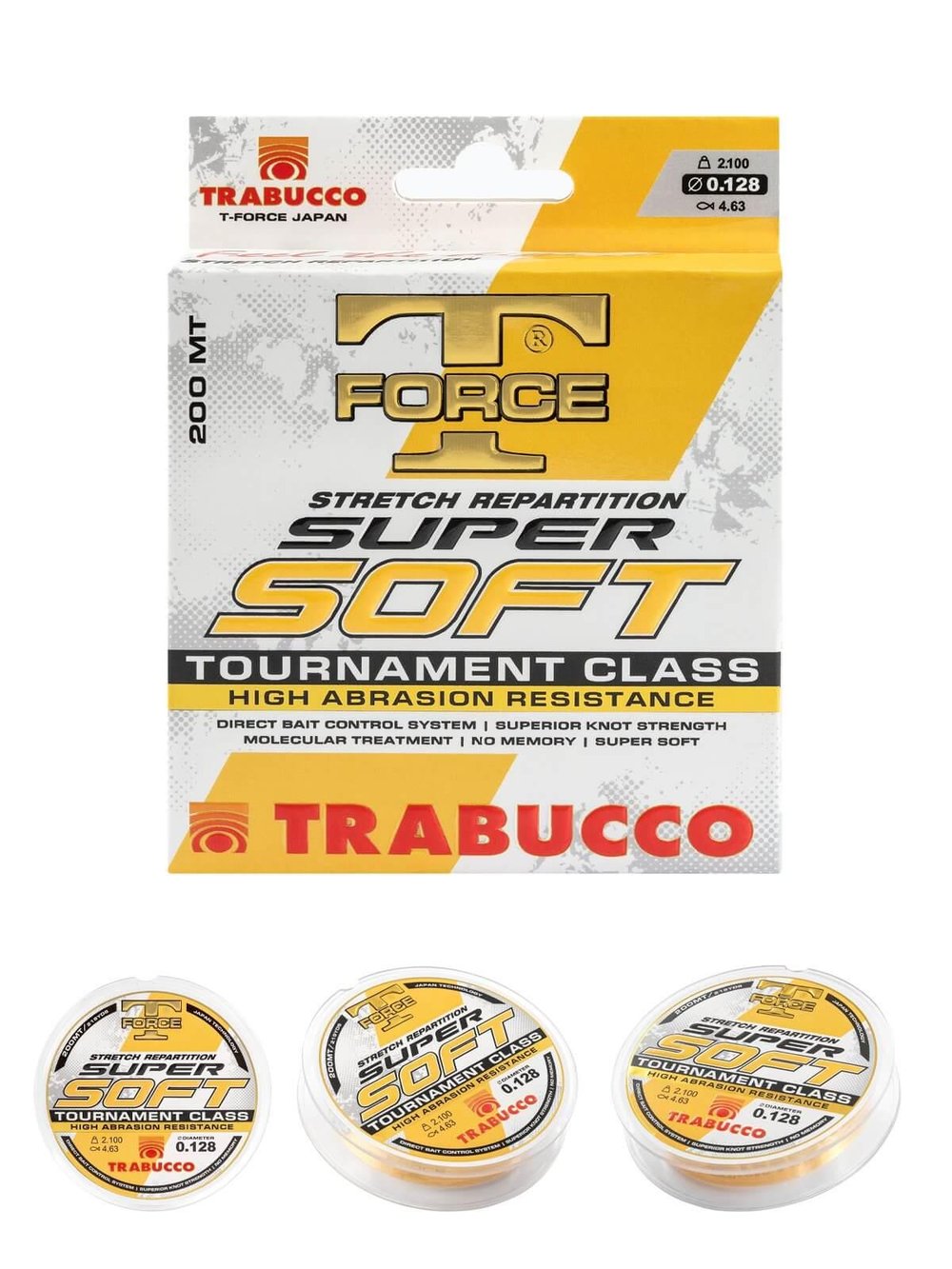 İp MisinalarTrabucco T-Force Süper Soft 200mt Surf Misinası - 0.30MM