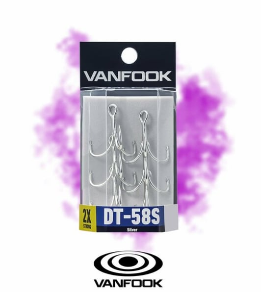 Üçlü İğneler VANFOOK DT-58S TREBLE MH SILVER  - 4