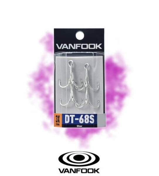 Üçlü İğneler VANFOOK DT-68S TREBLE H SILVER  - 6