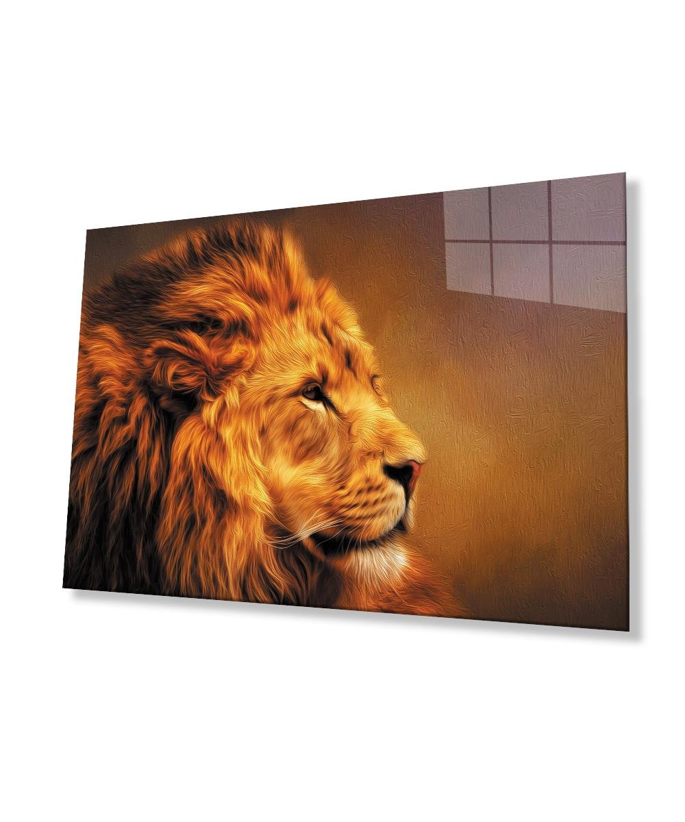 Aslan Cam Tablo  4mm Dayanıklı Temperli Cam