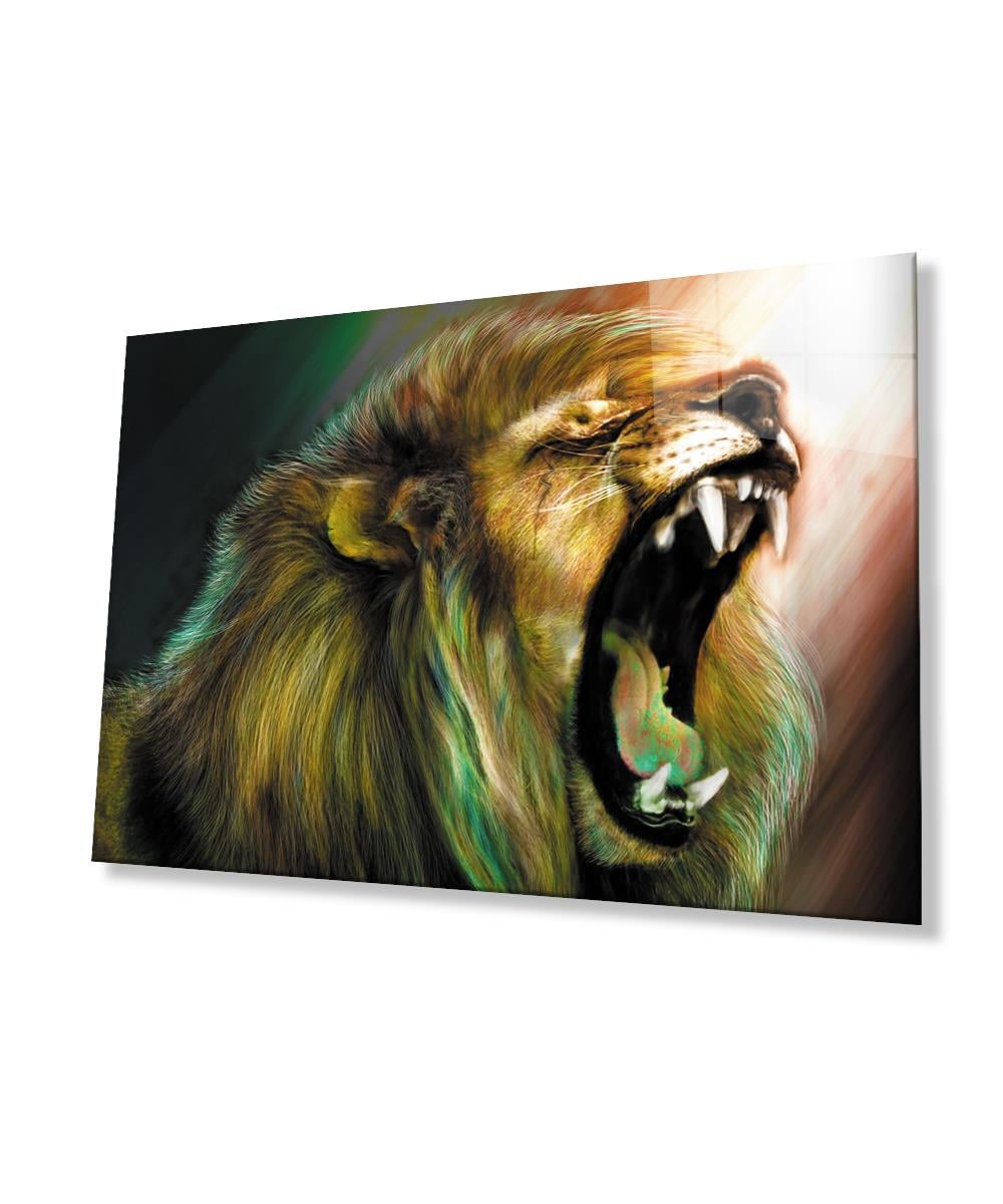 Aslan Cam Tablo  4mm Dayanıklı Temperli Cam