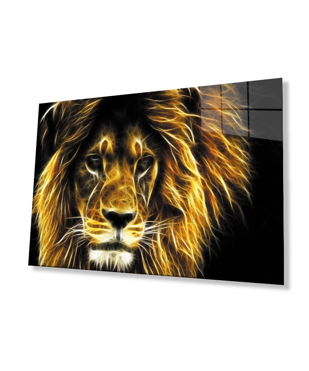 Aslan Cam Tablo  4mm Dayanıklı Temperli Cam