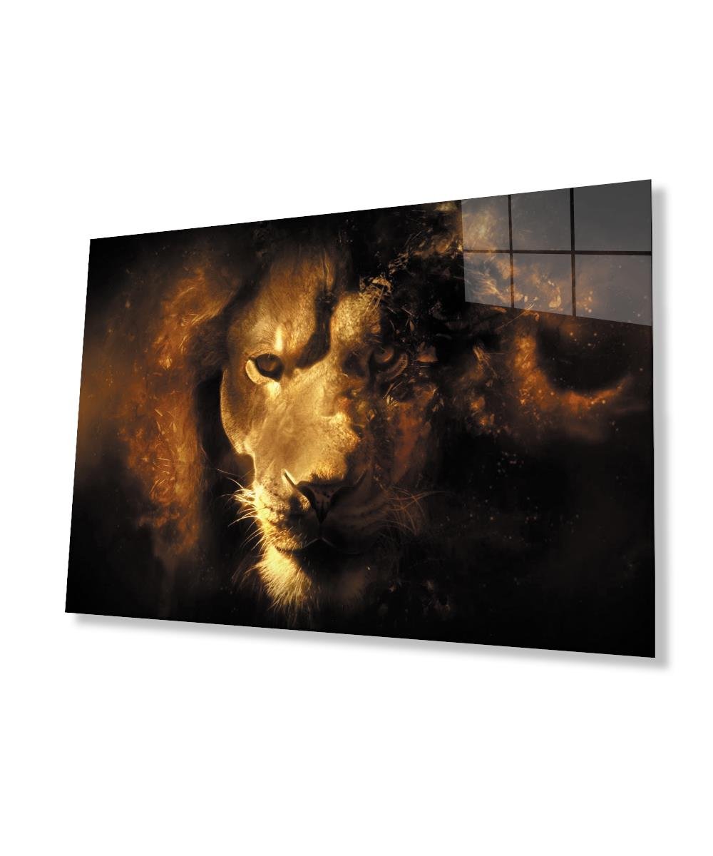Aslan Cam Tablo  4mm Dayanıklı Temperli Cam