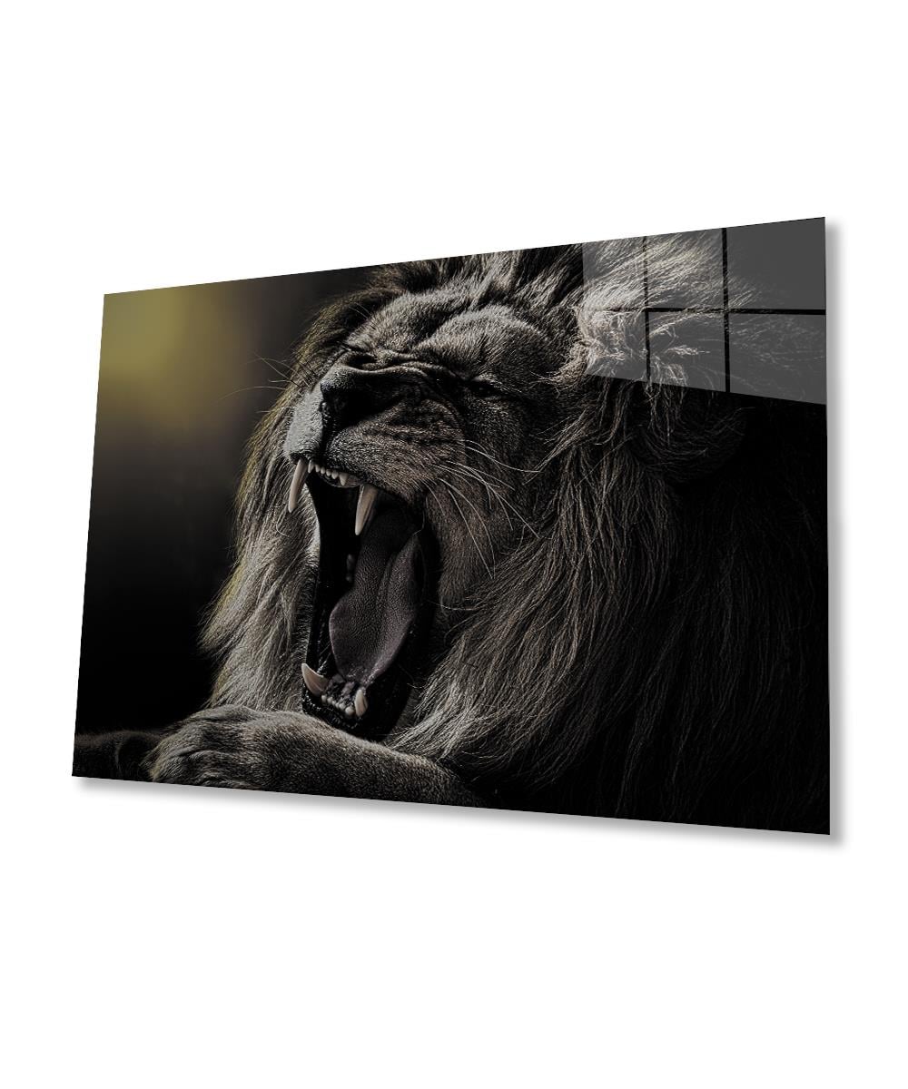 Aslan Cam Tablo