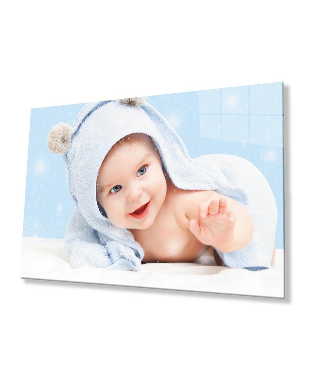 Bebek Cam Tablo  4mm Dayanıklı Temperli Cam Baby Glass Table 4mm Durable Tempered Glass