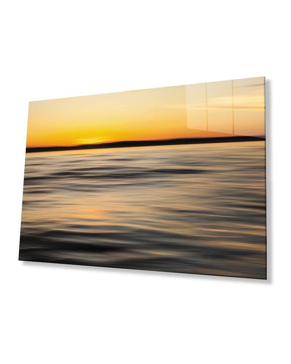 Gün Batımı Cam Tablo  4mm Dayanıklı Temperli Cam Sunset Glass Table 4mm Durable Tempered Glass