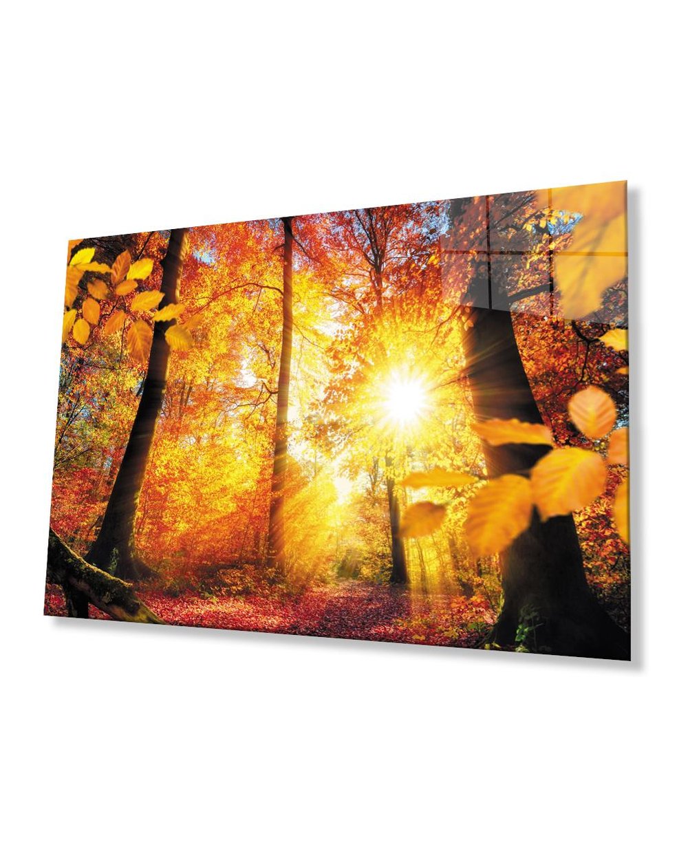 Gün Batımı Cam Tablo  4mm Dayanıklı Temperli Cam Sunset Glass Table 4mm Durable Tempered Glass