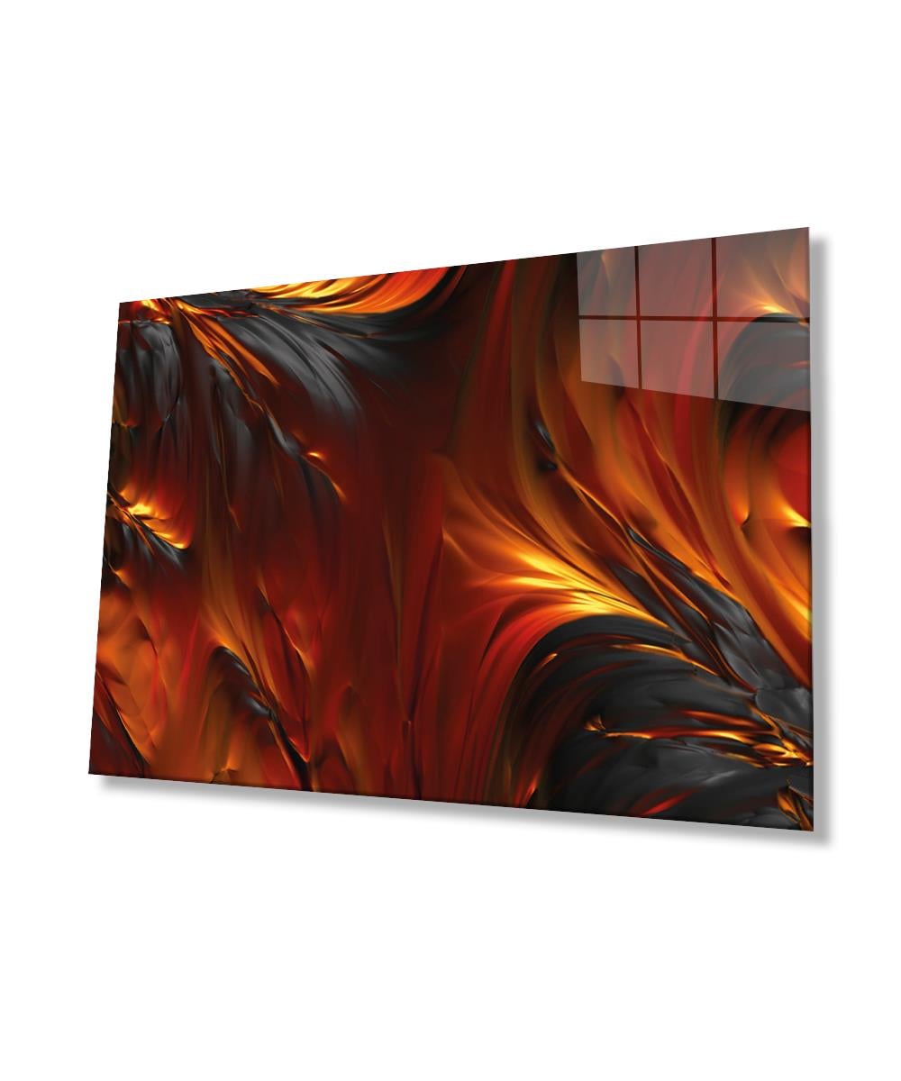 İllüstrasyon Cam Tablo  4mm Dayanıklı Temperli Cam, Illustration Art Glass Wall Decor