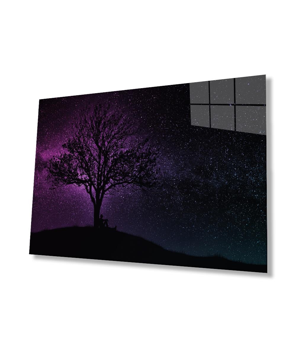 İllüstrasyon Cam Tablo  4mm Dayanıklı Temperli Cam, Illustration Art Glass Wall Decor