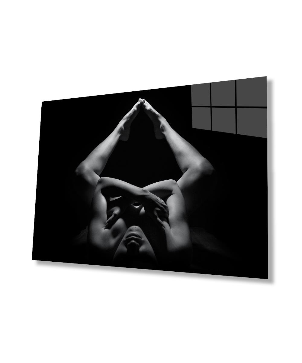 Kadınlar Cam Tablo  4mm Dayanıklı Temperli Cam, Women Glass Wall Art