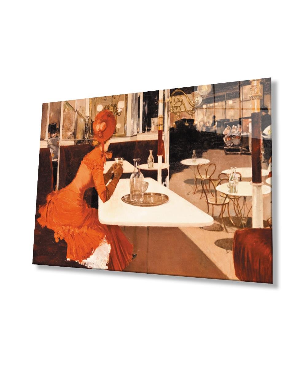 Kadınlar Cam Tablo  4mm Dayanıklı Temperli Cam, Women Glass Wall Art
