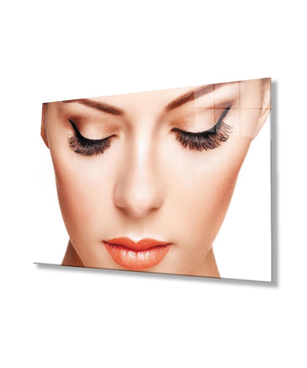 Kadınlar Cam Tablo  4mm Dayanıklı Temperli Cam, Women Glass Wall Art