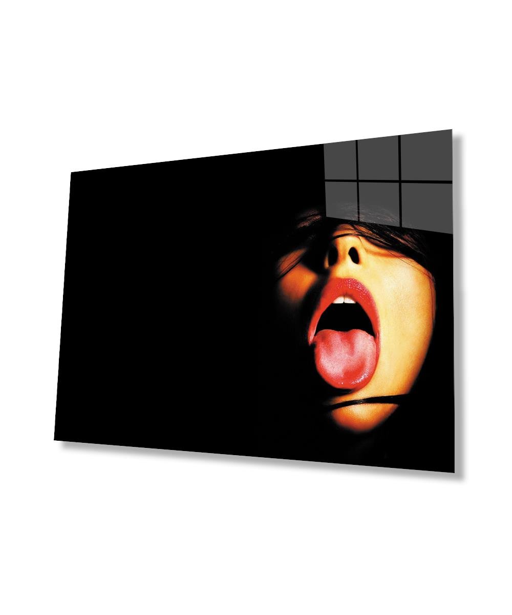 Kadınlar Cam Tablo  4mm Dayanıklı Temperli Cam,Women Glass Wall Art