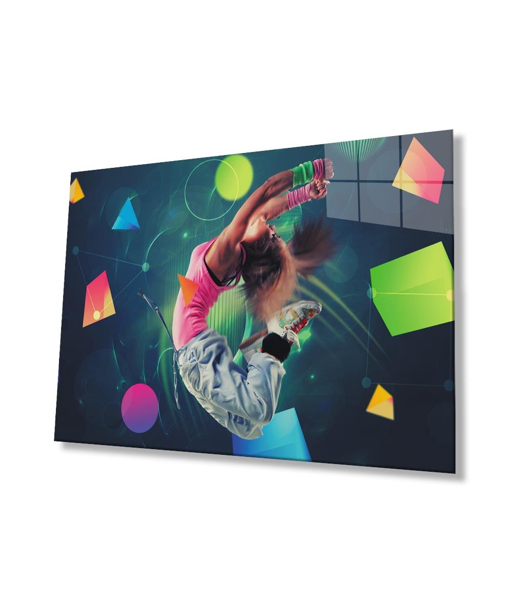 Kadınlar Ful Enerji Cam Tablo  4mm Dayanıklı Temperli Cam, Women Full Energy Glass Wall Art