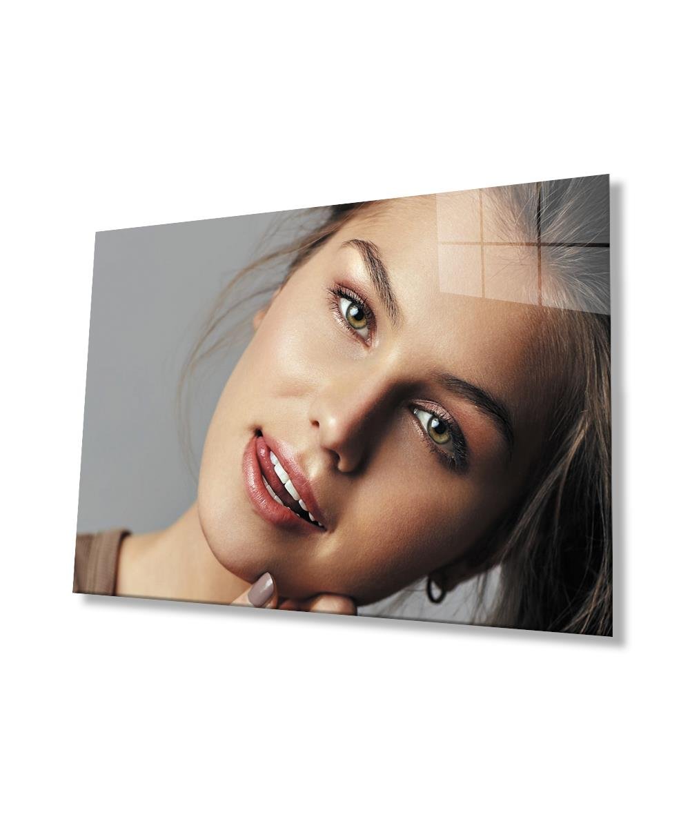 Kadınlar Sempatik Cam Tablo  4mm Dayanıklı Temperli Cam,Women Sympathetic Glass Wall Art