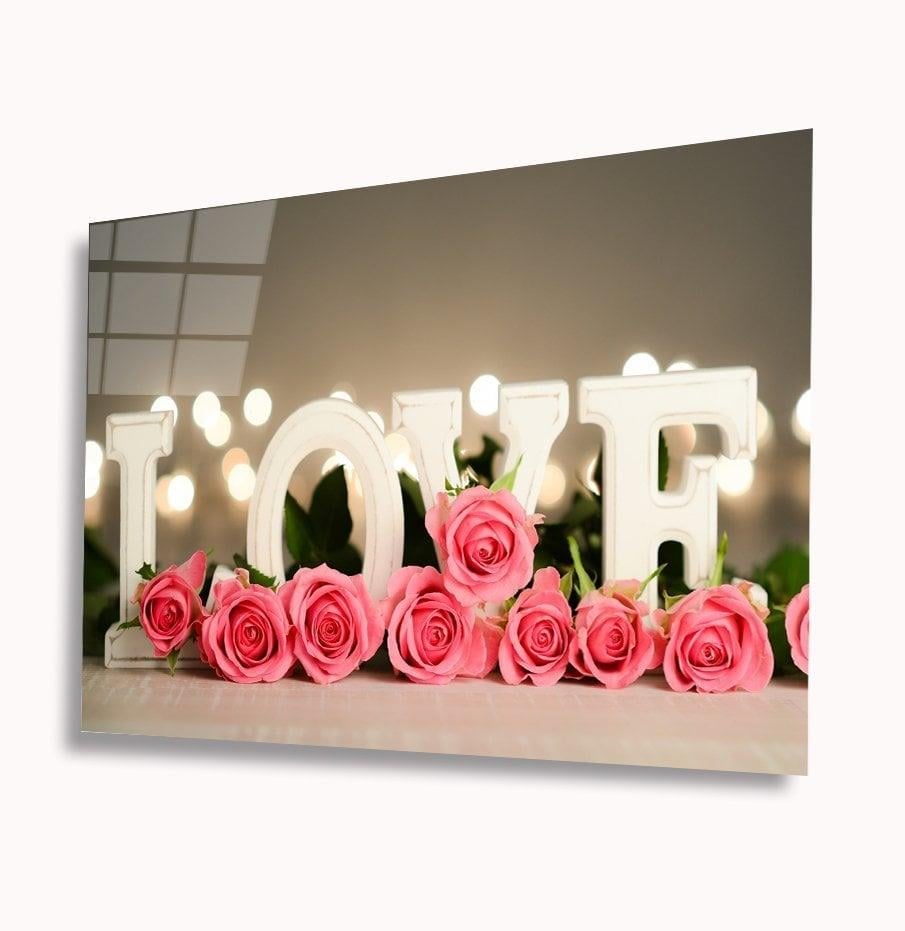 Love Cam Tablo  4mm Dayanıklı Temperli Cam