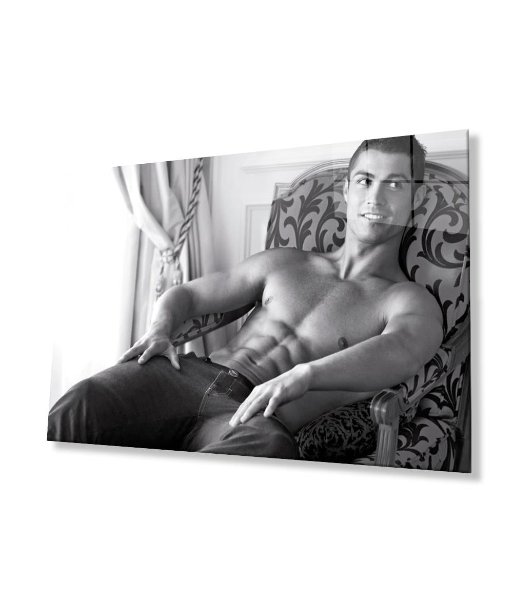 Siyah Beyaz İnsan Fotoğrafları Cam Tablo  4mm Dayanıklı Temperli Cam Black and White People Photos  Glass Wall Art