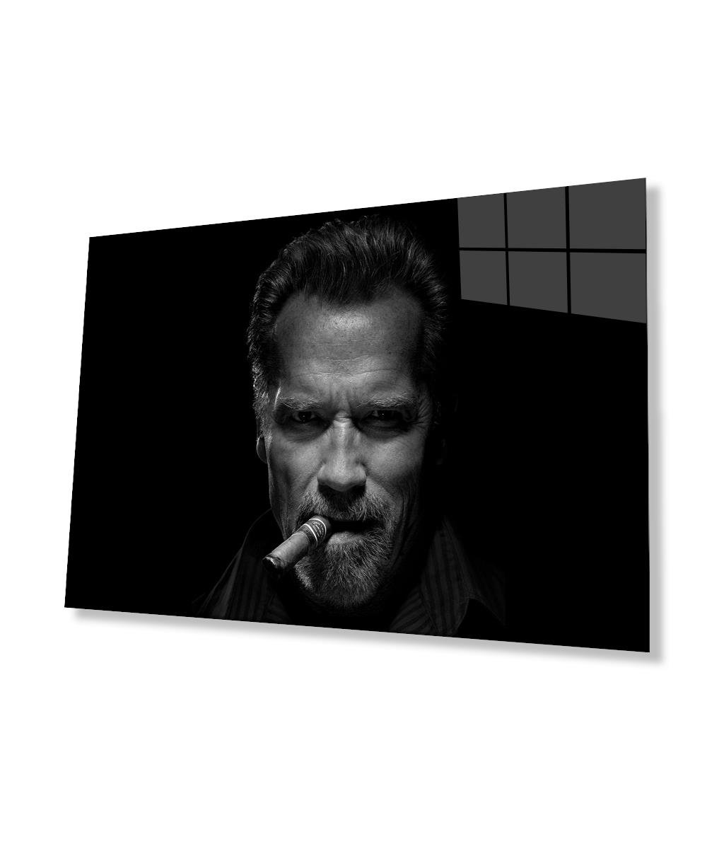 Siyah Beyaz İnsan Fotoğrafları Cam Tablo  4mm Dayanıklı Temperli Cam Black and White People Photos Glass Wall Art
