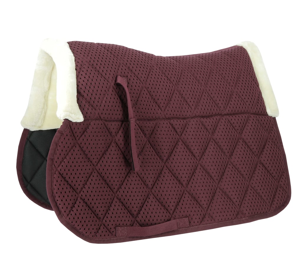 EQUITHÈME Pro Air Eyer Altlığı - Bordo (At Boyu / Full)