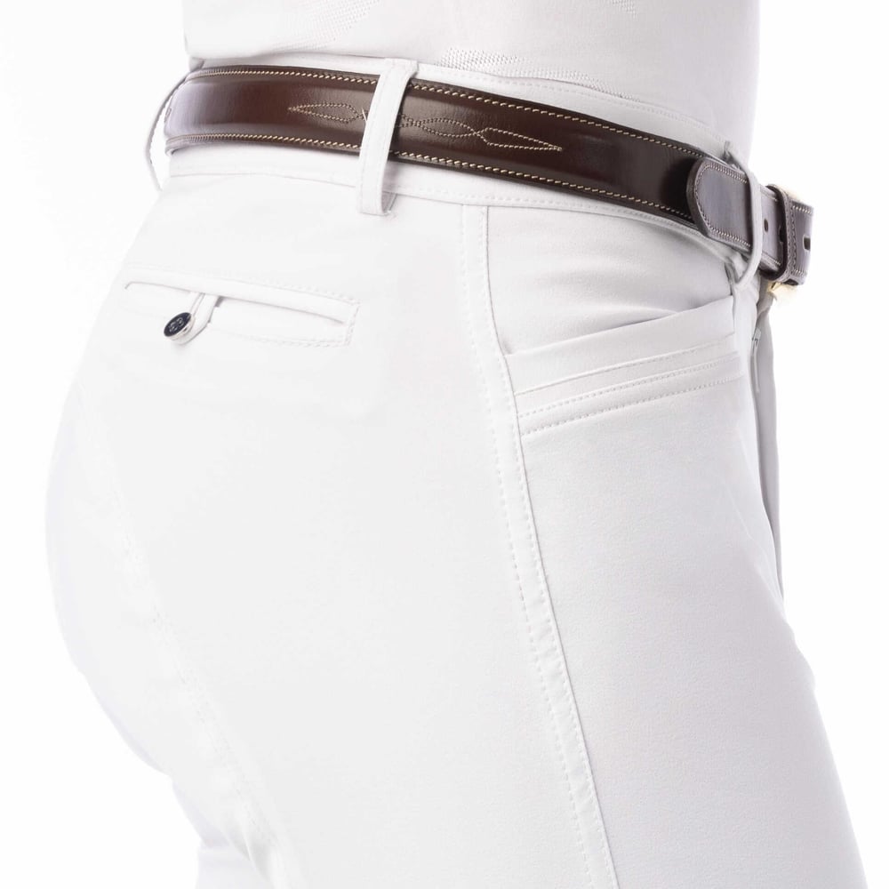 Erkek Binici Pantalonu - Equitheme Georg - Beyaz