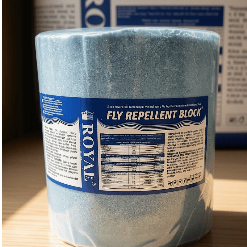 Fly Control Sinek Kovucu Mineral ve Vitamin Yalama Taşı 5 KG