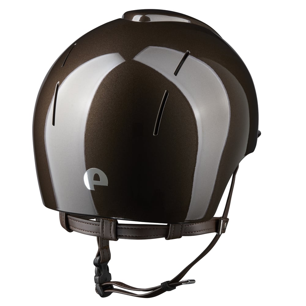 KEP Smart Nova Metal Polish Brown - Brown Chinstrap - Size M