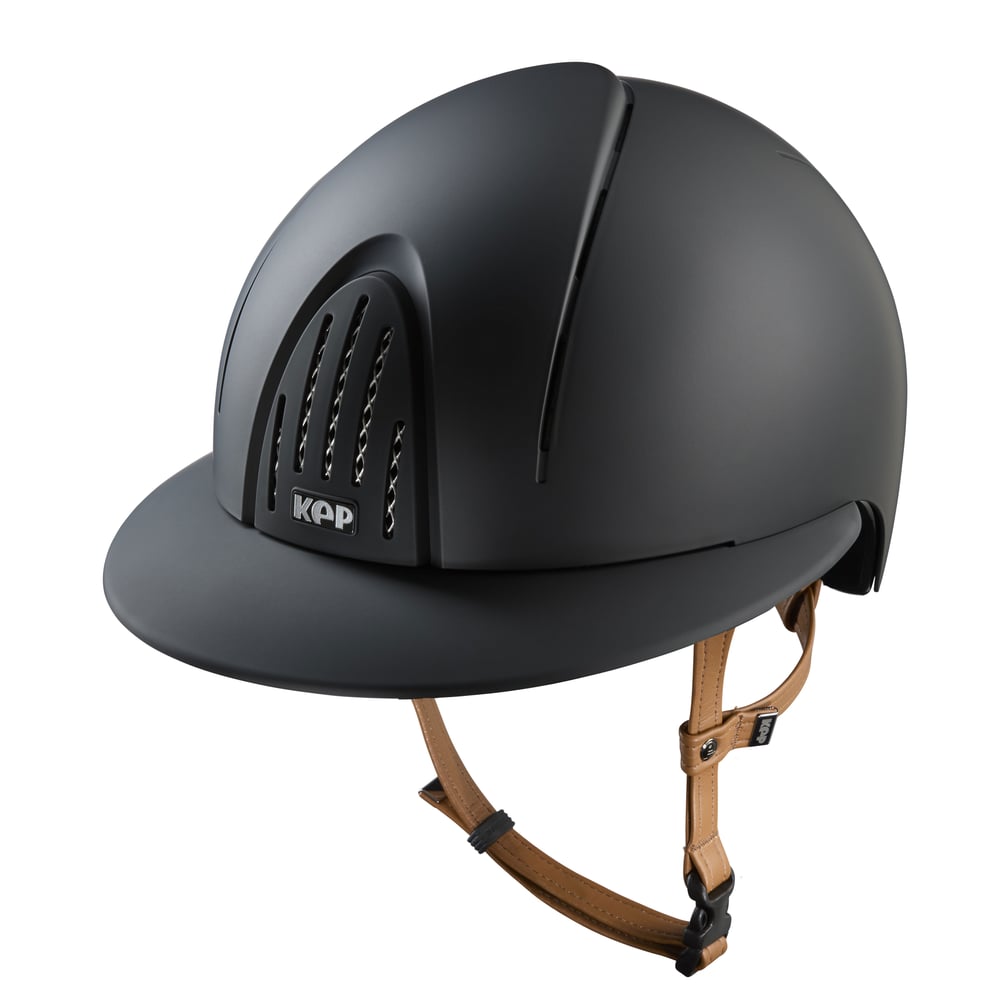 Kep Smart Nova - Textile Black - Bej Çene Kayışı - Polo Vizör