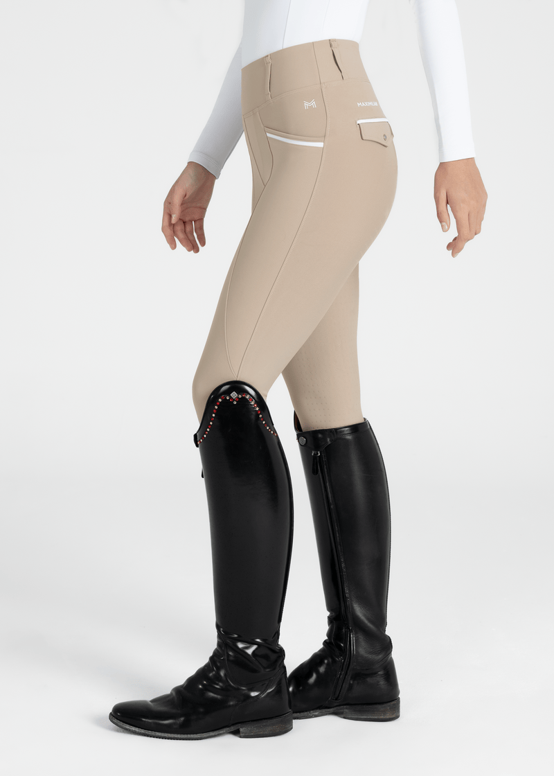 Pro Riding Binici Taytı (Bej) Full Grip