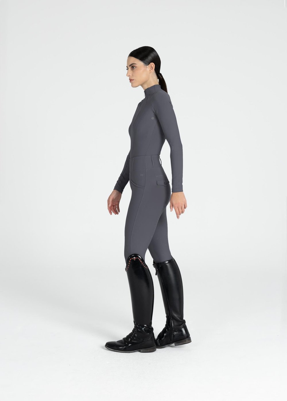 Pro Riding Binici Taytı (Graphite) Full Grip