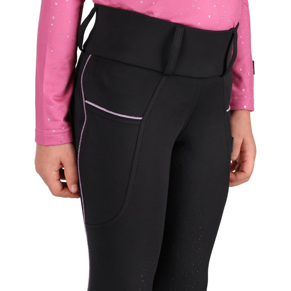 QHP Isalyn Termal - Silikon Full Grip Çocuk Binici Taytı