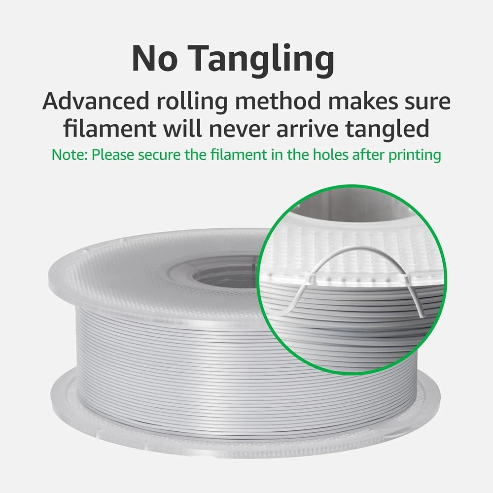 Bambu Lab PLA Mat Koyu Yeşil Filament 1.75mm 1 Kg - Makaralı