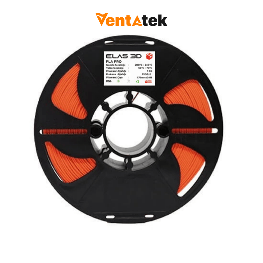 Elas 3D Turuncu PLA Pro Filament - 1.75mm - 1 Kg